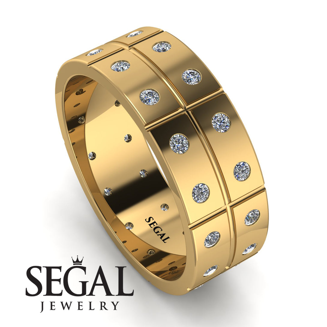 Glamorous Eternity Diamond Wedding Band - Carter No. 1