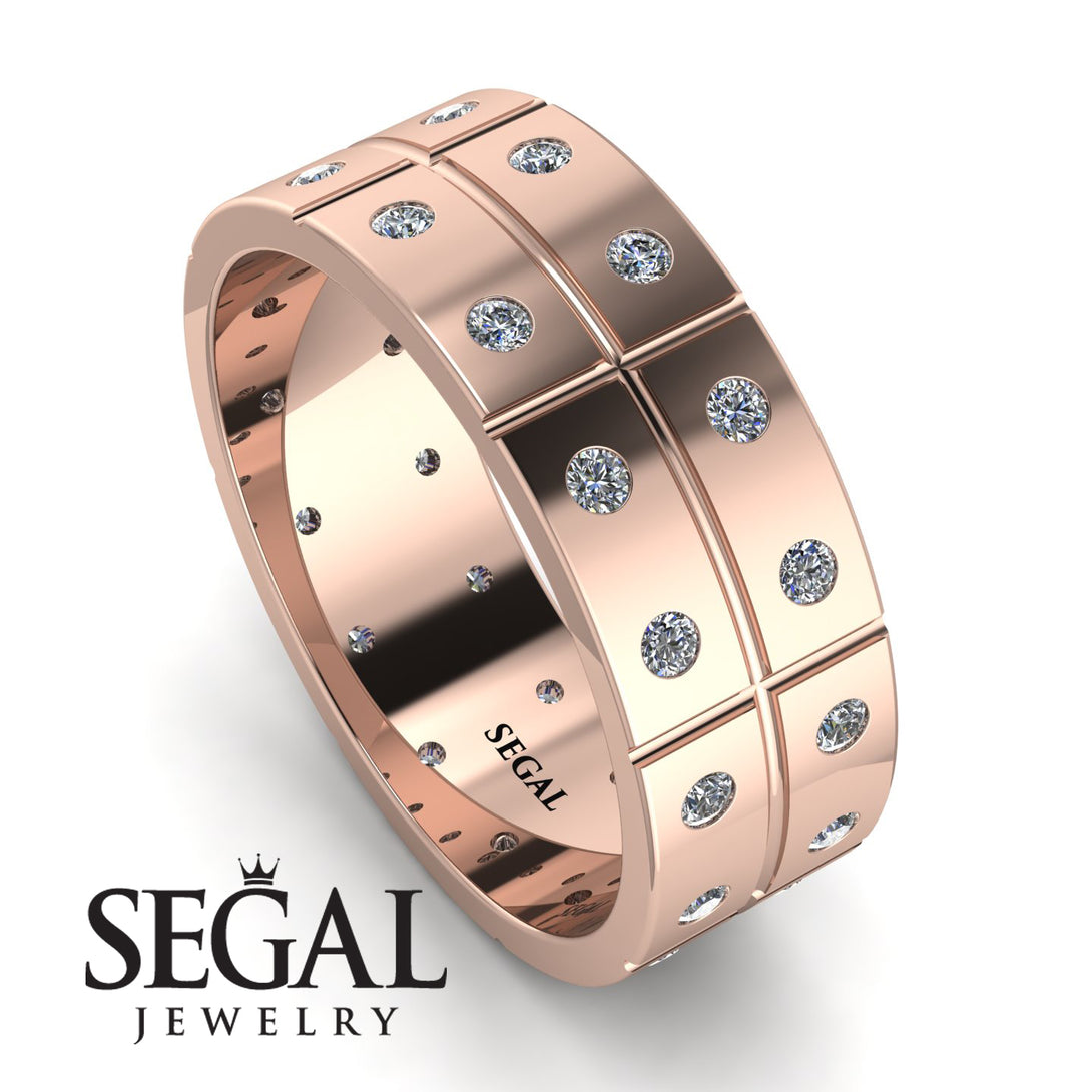 Glamorous Eternity Diamond Wedding Band - Carter No. 2