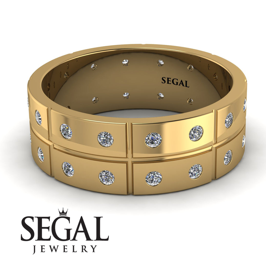 Glamorous Eternity Diamond Wedding Band - Carter No. 1
