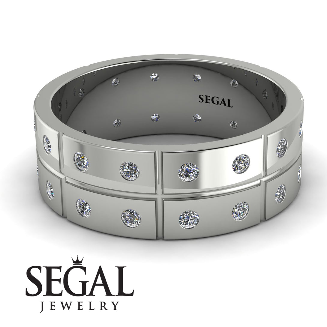 Glamorous Eternity Diamond Wedding Band - Carter No. 3