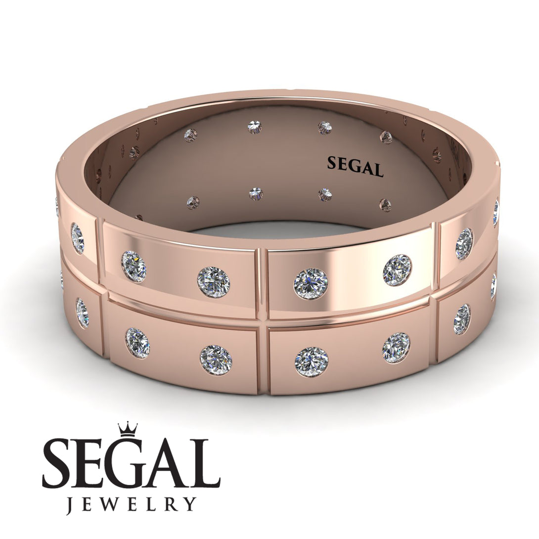 Glamorous Eternity Diamond Wedding Band - Carter No. 2