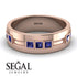 Glamorous Princess Sapphire Wedding Ring - Samuel No. 14 image 2