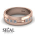 Glamorous Princess Diamond Wedding Ring - Samuel No. 2