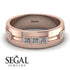 Glamorous Princess Diamond Wedding Ring - Samuel No. 2