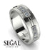 Glamorous Princess Diamond Wedding Ring - Samuel No. 3