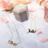 Gold Name Necklace - Amal - أمل