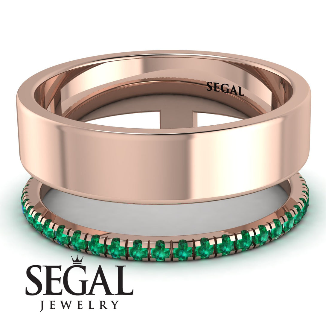 Golden Ratio Emerald Band - Isabel No. 5