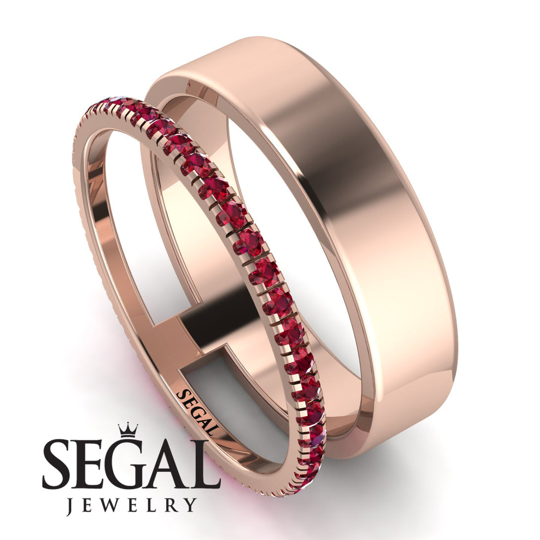 Golden Ratio Ruby Band - Isabel No. 11