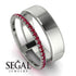Golden Ratio Ruby Band - Isabel No. 12