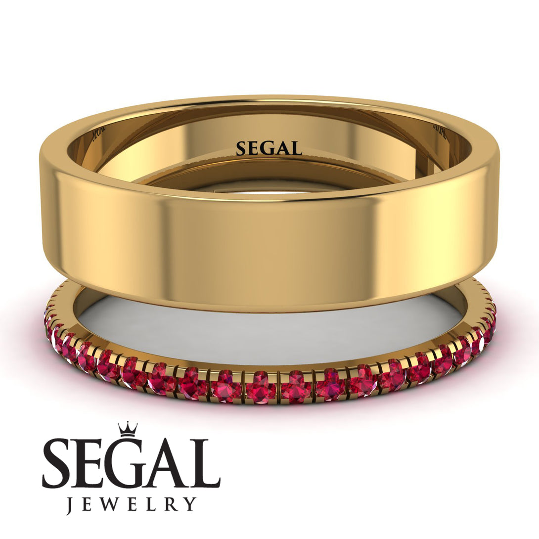 Golden Ratio Ruby Band - Isabel No. 10