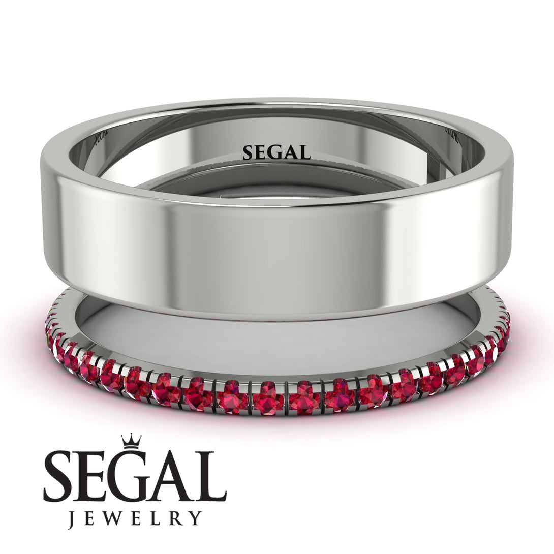Golden Ratio Ruby Band - Isabel No. 12