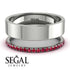 Golden Ratio Ruby Band - Isabel No. 12 image 2