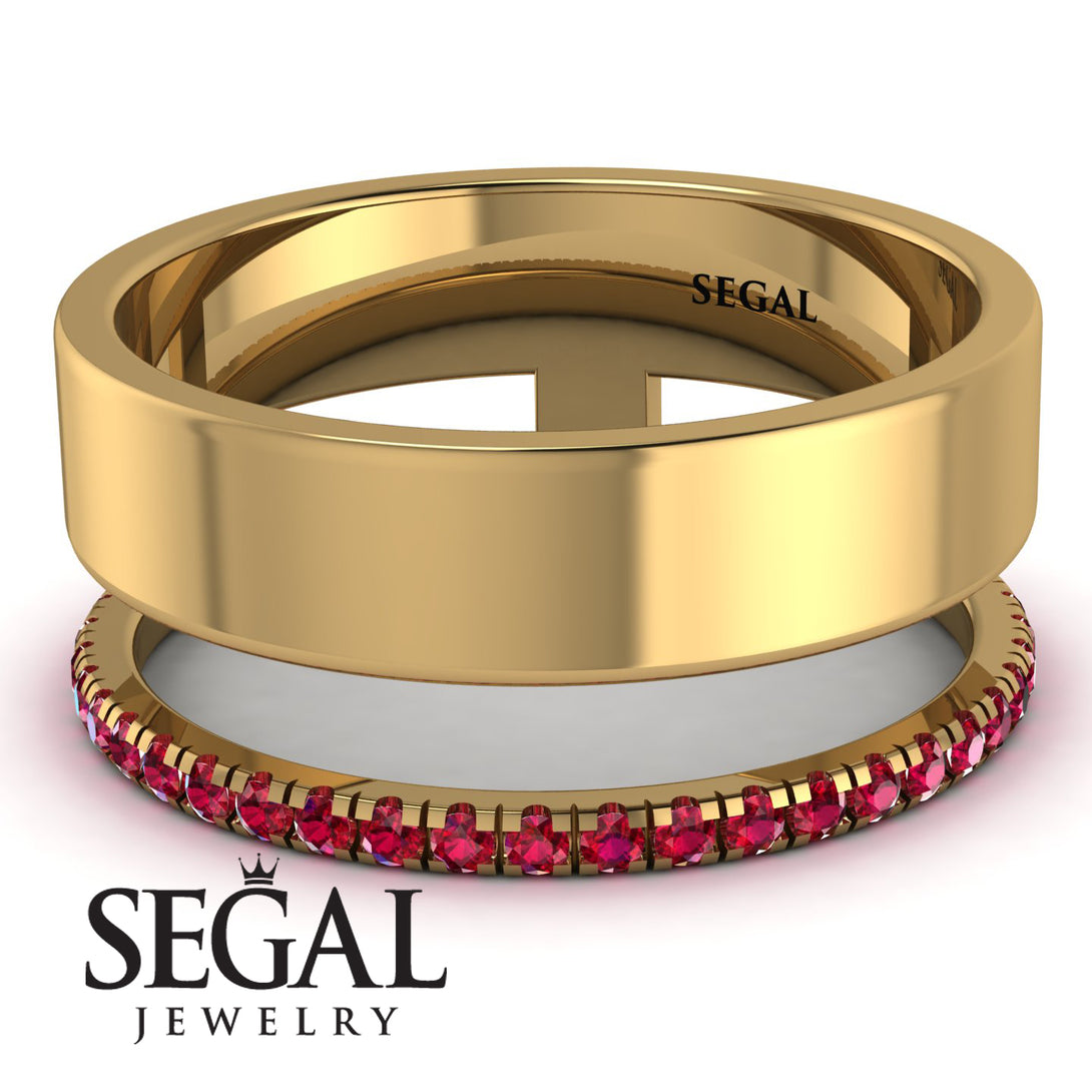 Golden Ratio Ruby Band - Isabel No. 10