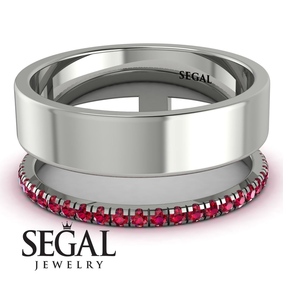 Golden Ratio Ruby Band - Isabel No. 12