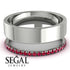 Golden Ratio Ruby Band - Isabel No. 12