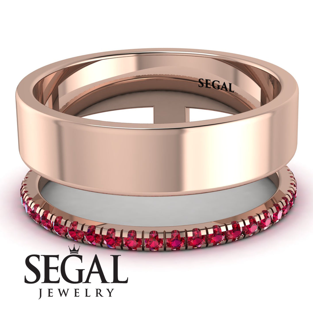 Golden Ratio Ruby Band - Isabel No. 11