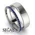 Golden Ratio Sapphire Band - Isabel No. 15 image 6