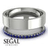 Golden Ratio Sapphire Band - Isabel No. 15