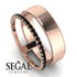 Golden Ratio Black Diamond Band - Isabel No. 8 image 6