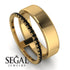 Golden Ratio Black Diamond Band - Isabel No. 7 image 6