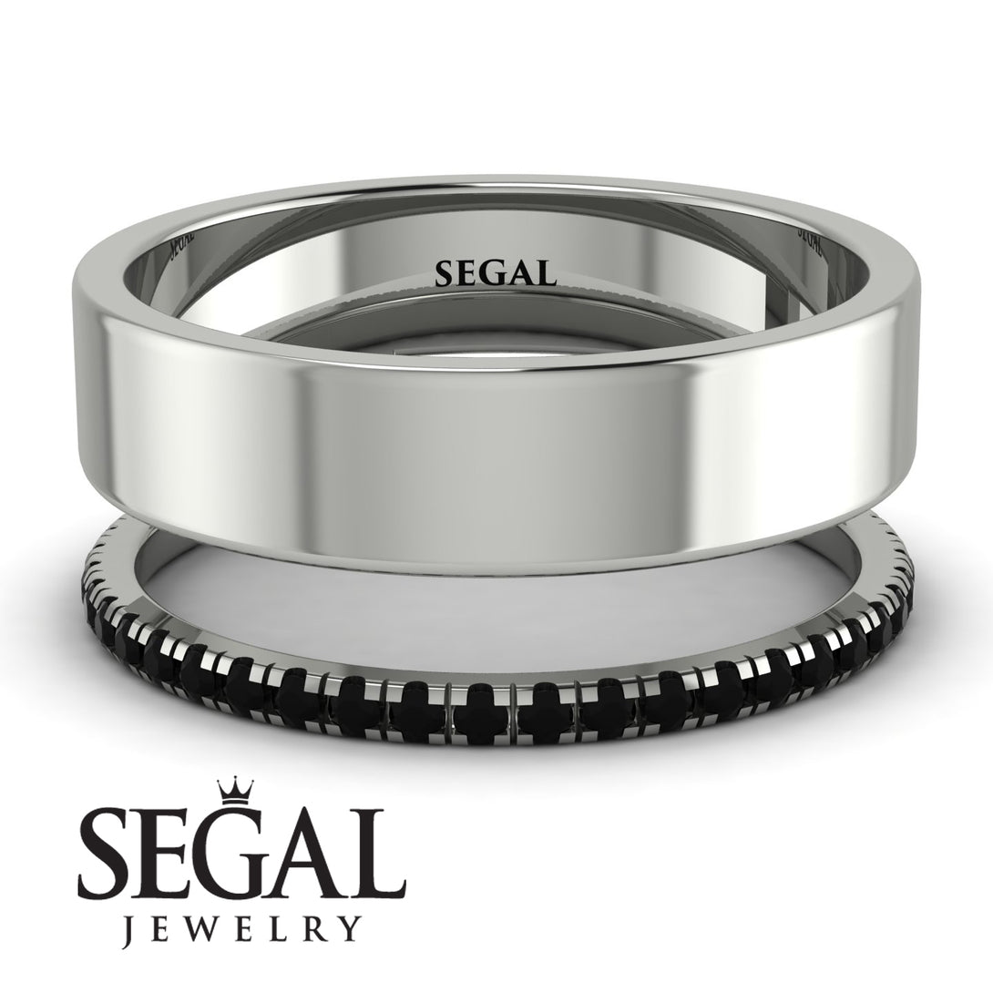Golden Ratio Black Diamond Band - Isabel No. 9