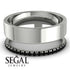 Golden Ratio Black Diamond Band - Isabel No. 9 image 3
