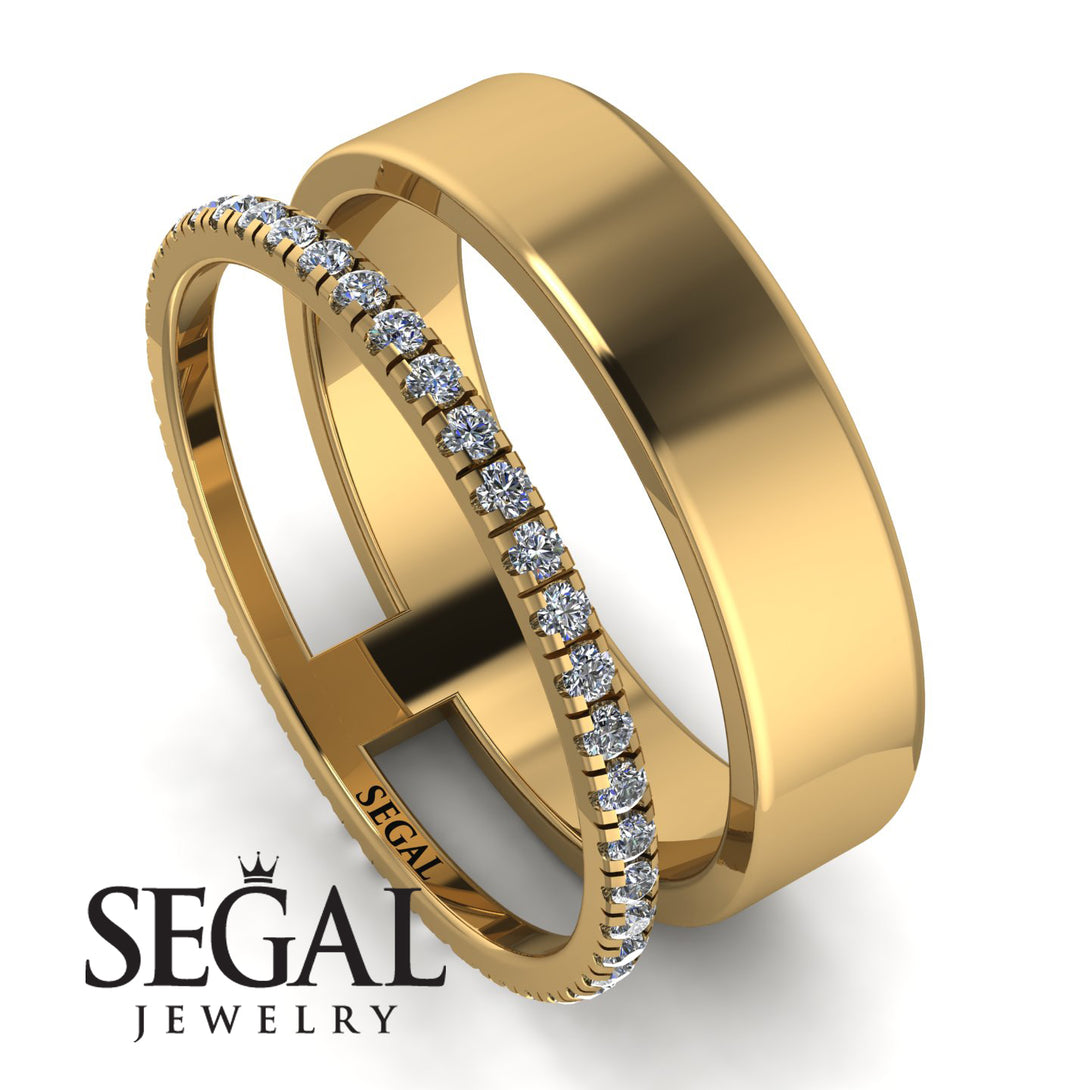 Golden Ratio Diamond Band - Isabel No. 1