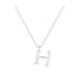 H - Letter Name Necklace Initial Necklace