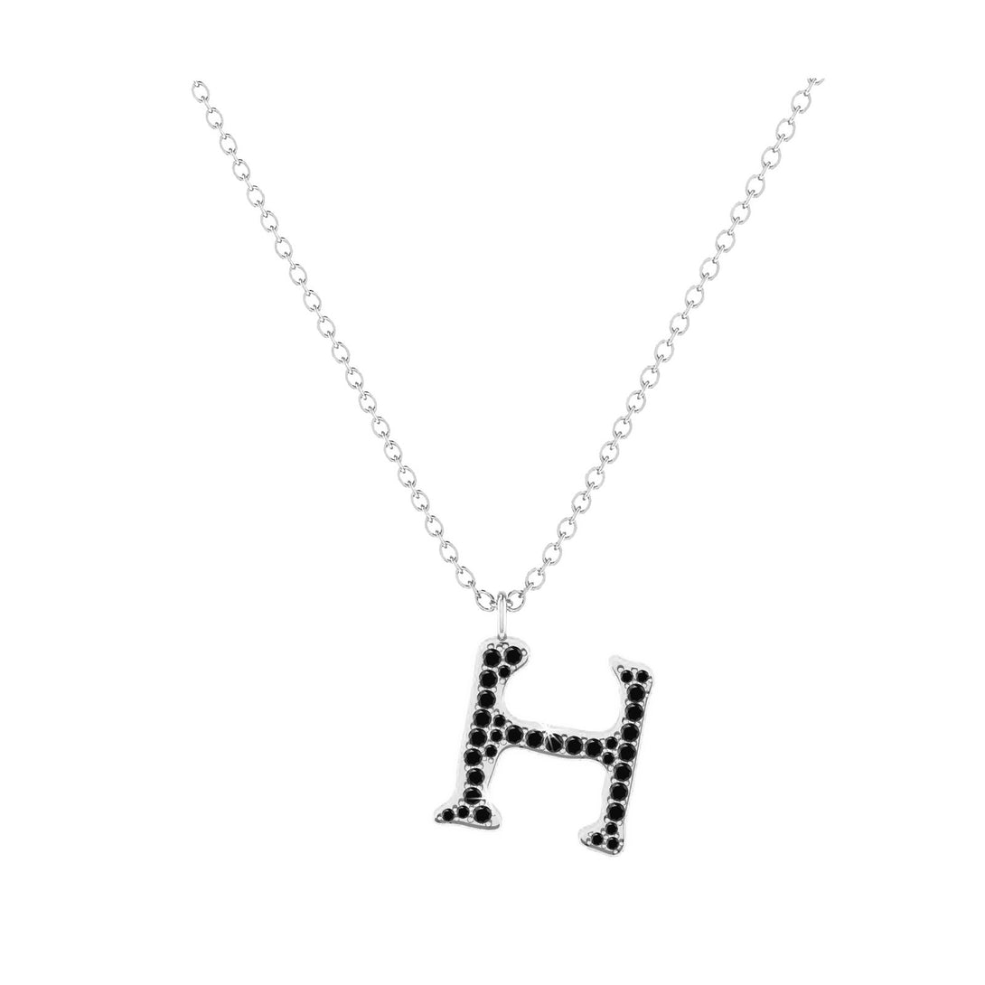 H - Letter Name Necklace Initial Necklace