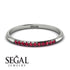 Half Eternity Band With Ruby - Ayla No. 12 image 2