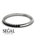Half Eternity Band With Black Diamond - Ayla No. 9 image 3