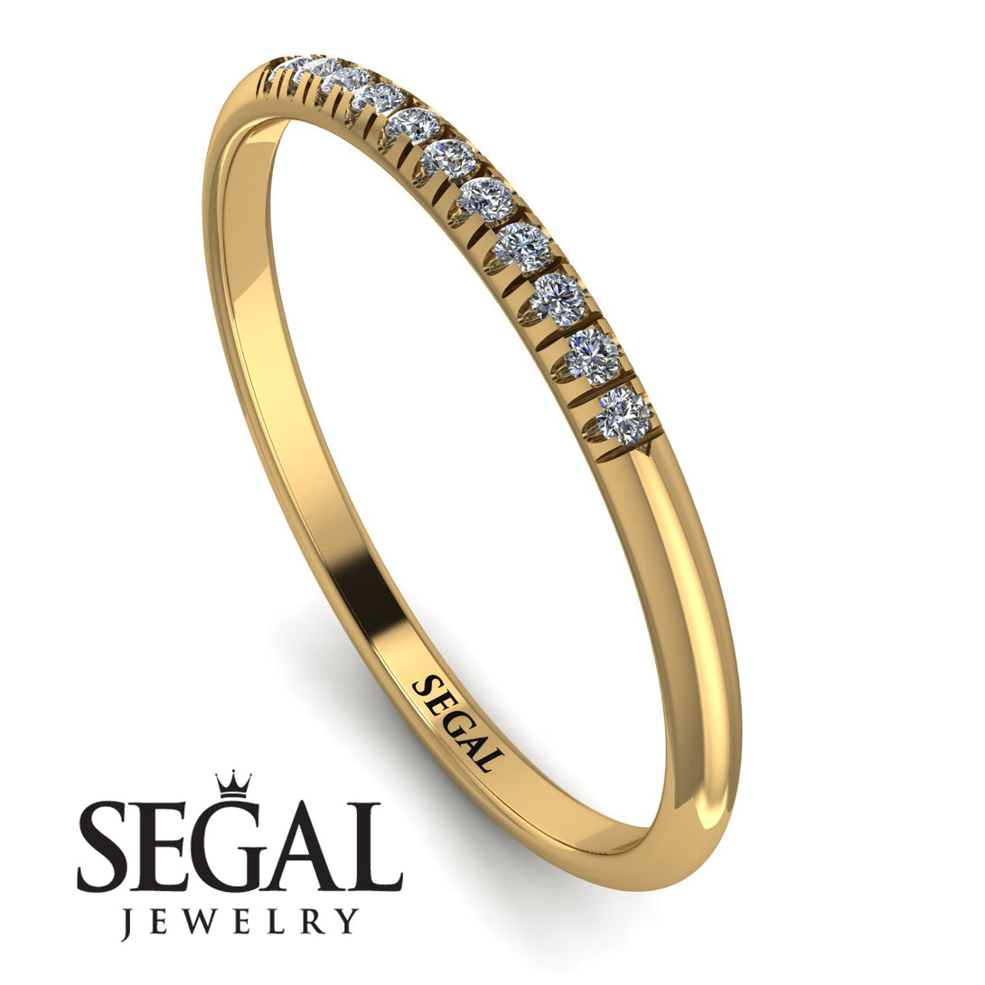 Half Eternity Band With Diamond - Ayla No. 1