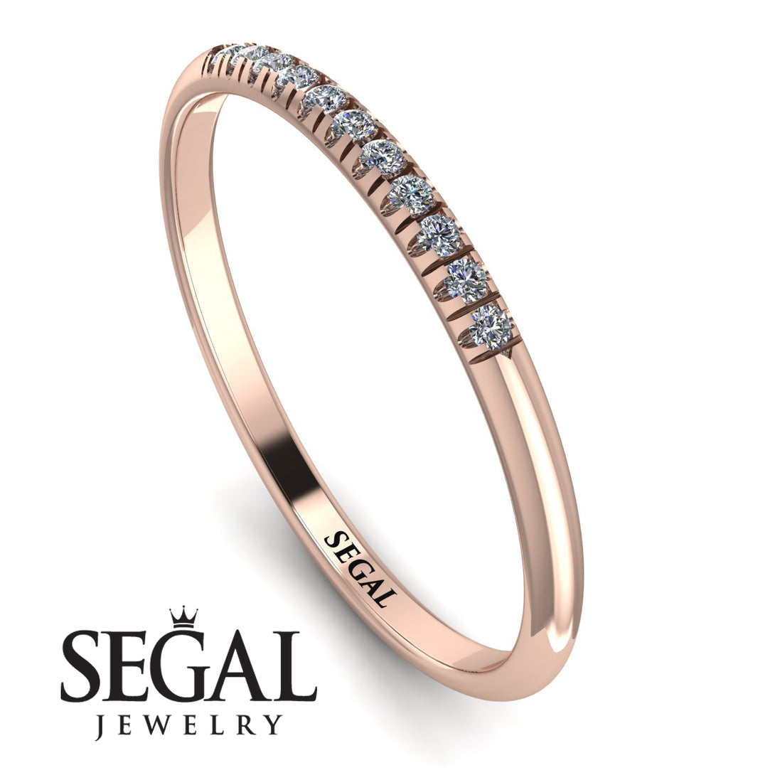 Half Eternity Band With Diamond - Ayla No. 2