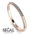Half Eternity Band With Diamond - Ayla No. 2 image 6