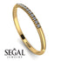 Half Eternity Band With Diamond - Ayla No. 1