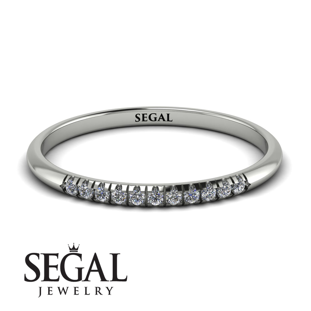 Half Eternity Band With Diamond - Ayla No. 3