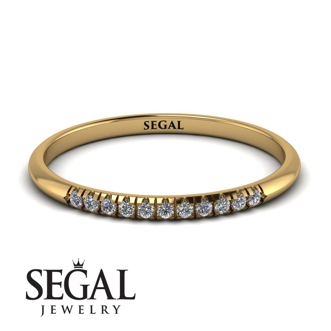 Half Eternity Band With Diamond - Ayla No. 1