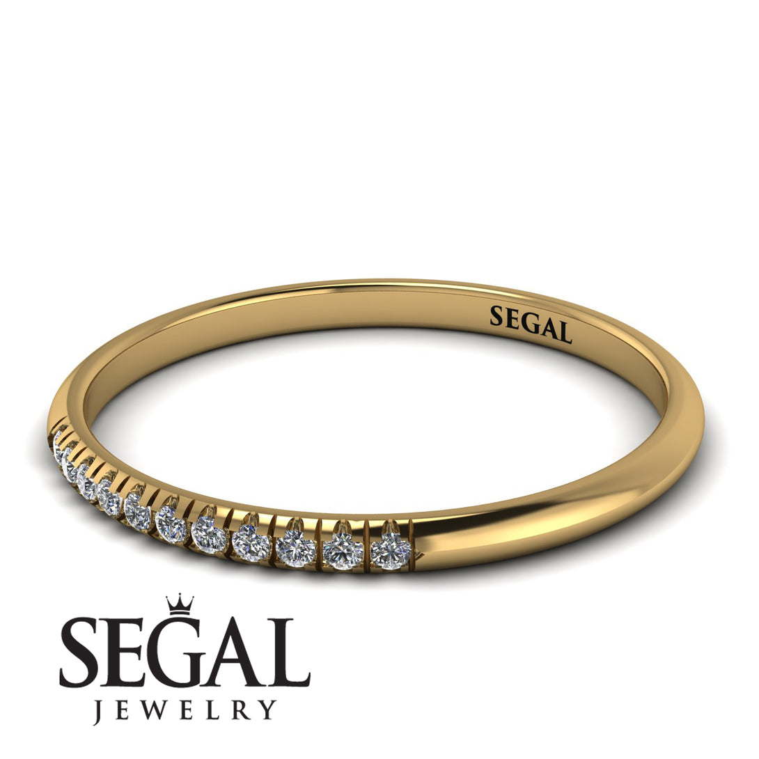 Half Eternity Band With Diamond - Ayla No. 1