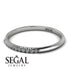 Half Eternity Band With Diamond - Ayla No. 3 image 3