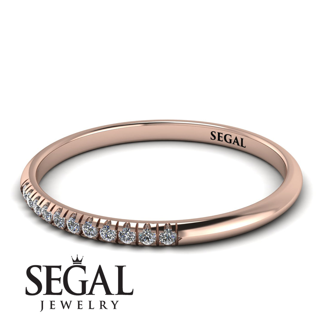 Half Eternity Band With Diamond - Ayla No. 2