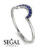 Half Round Stacking Sapphire Ring - Alana No. 15