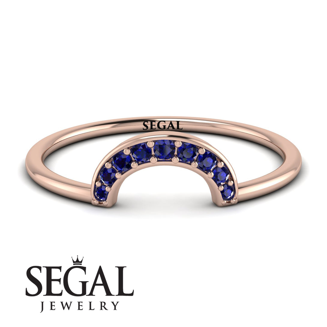 Half Round Stacking Sapphire Ring - Alana No. 14