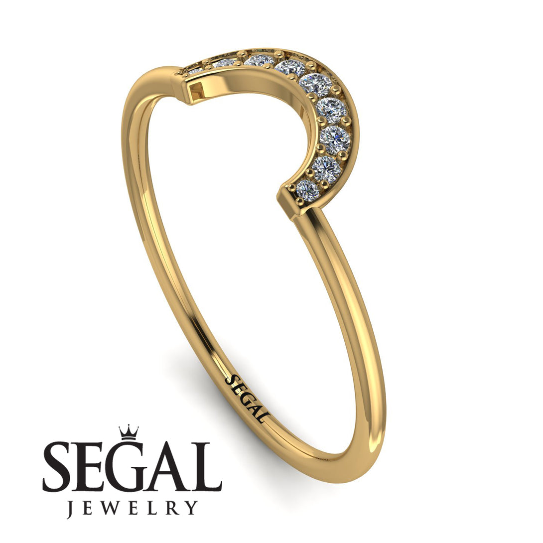 Half Round Stacking Diamond Ring - Alana No. 1