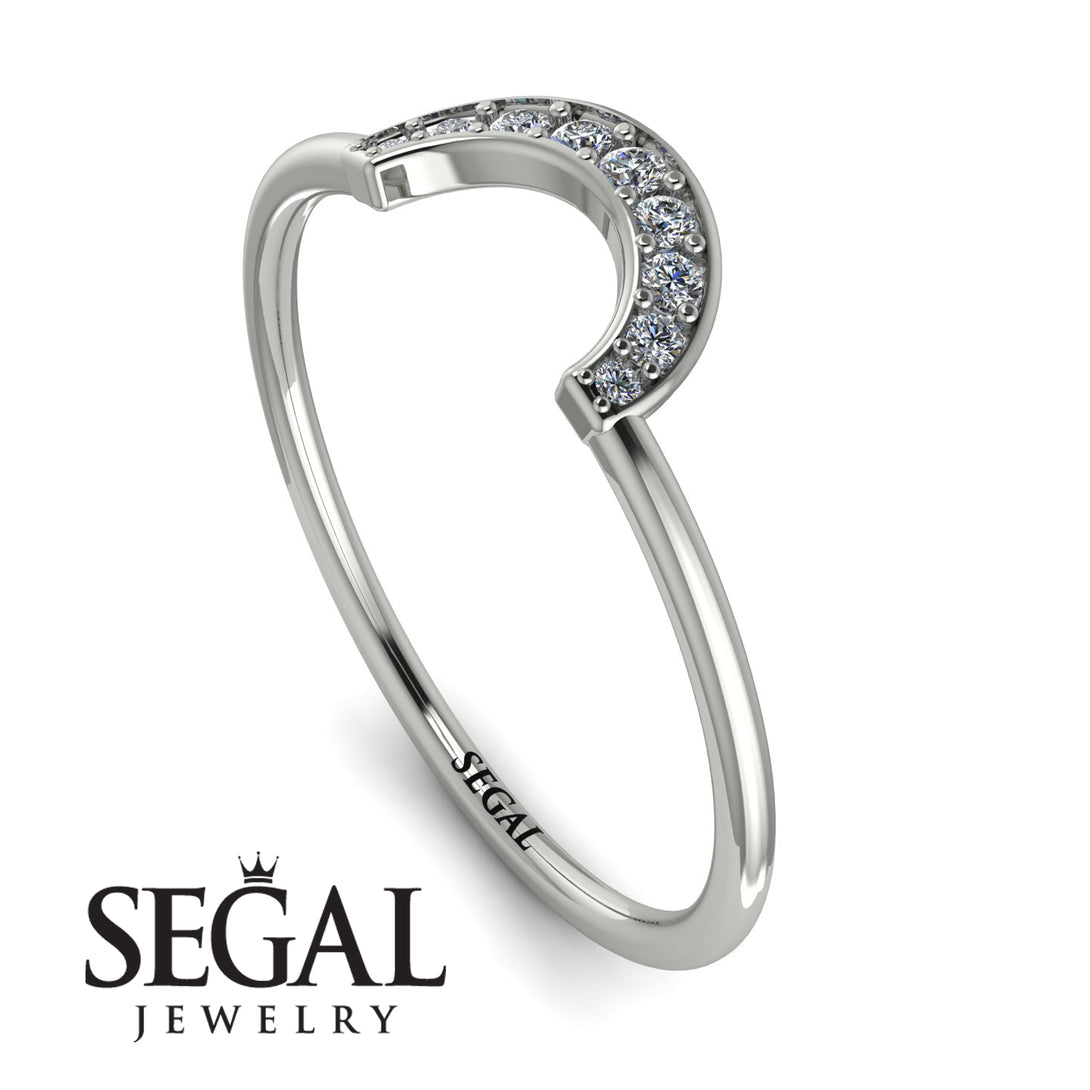 Half Round Stacking Diamond Ring - Alana No. 3