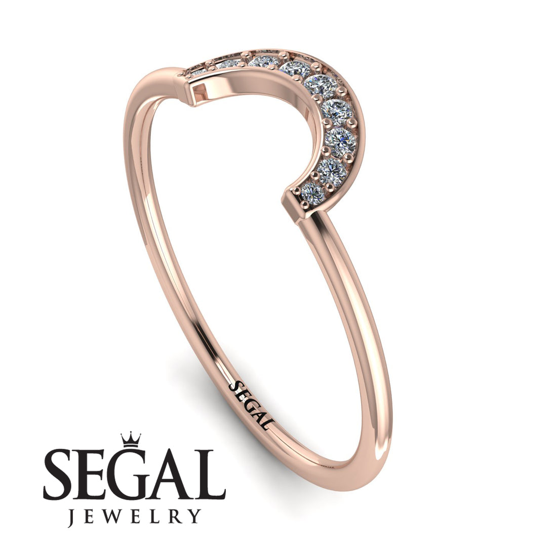 Half Round Stacking Diamond Ring - Alana No. 2