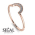 Half Round Stacking Diamond Ring - Alana No. 2 image 2