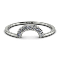 Half Round Stacking Diamond Ring - Alana No. 3 image 1