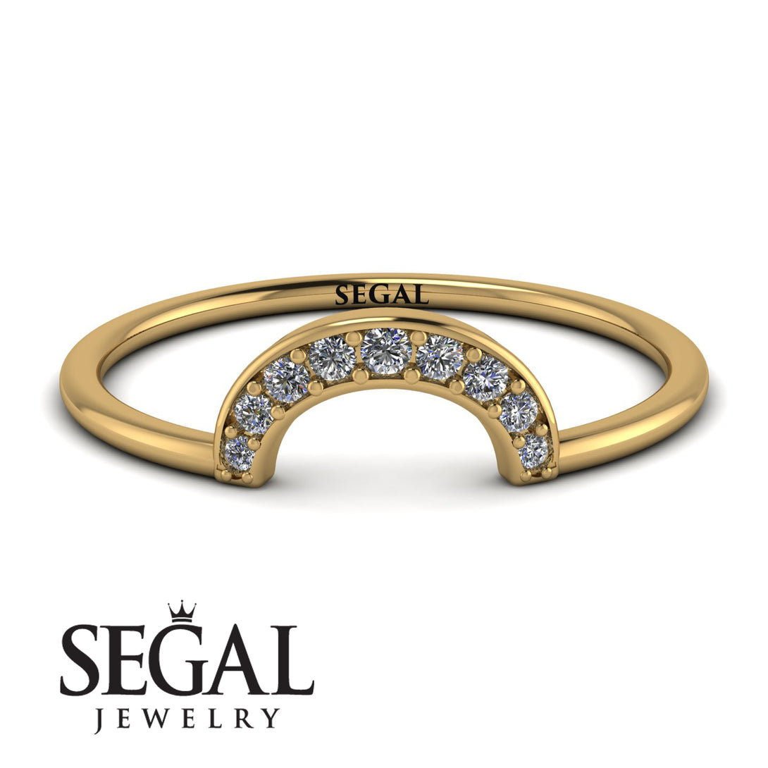Half Round Stacking Diamond Ring - Alana No. 1