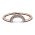 Half Round Stacking Diamond Ring - Alana No. 2 image 1