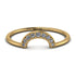 Half Round Stacking Diamond Ring - Alana No. 1 image 1